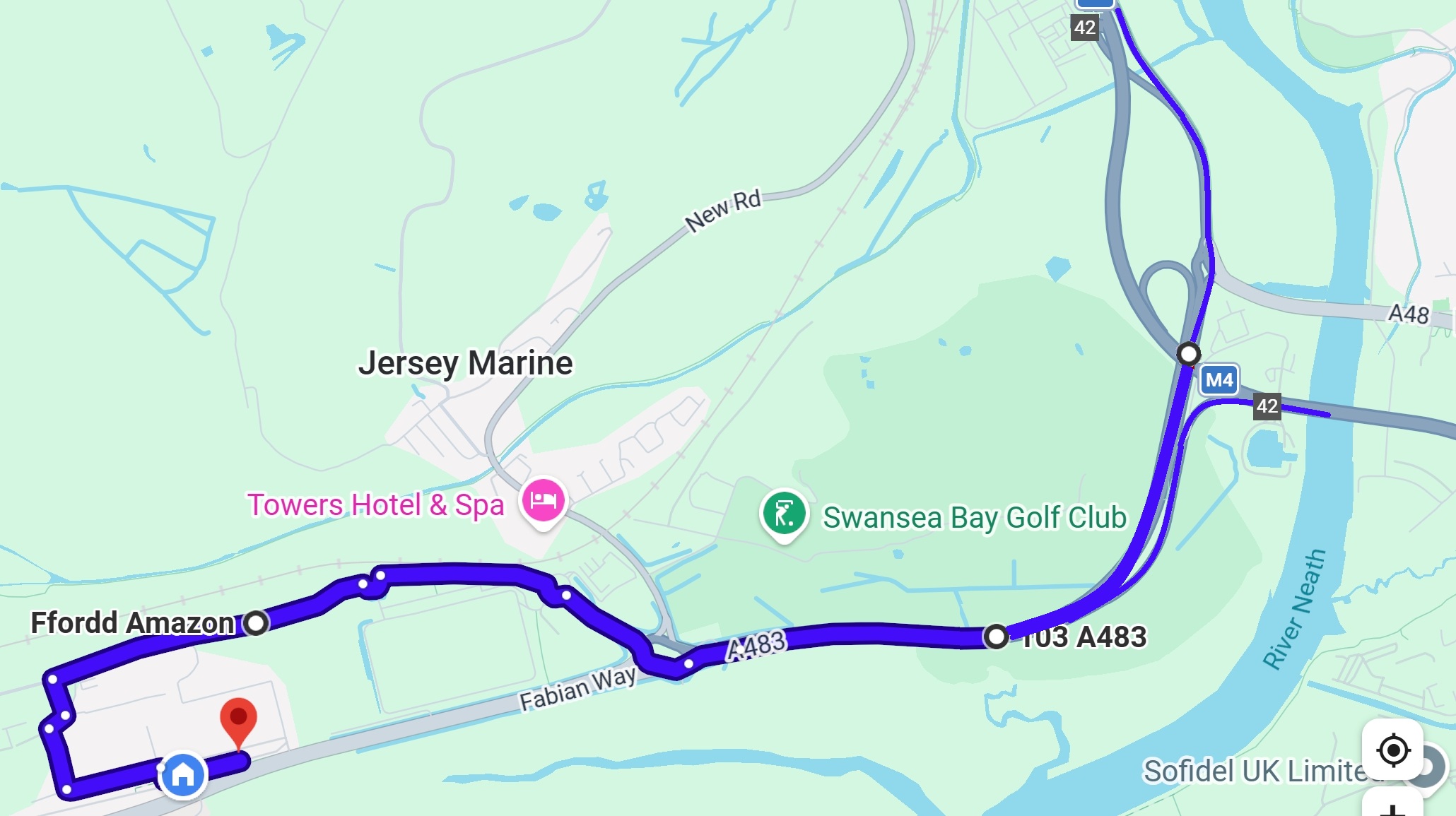 DAC's Location on Google Maps